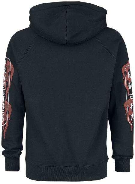 Sweat-shirt à capuche  de Our Mirage - Fractured Hood - S à XXL - pour Homme - noir - Our Mirage - View 2