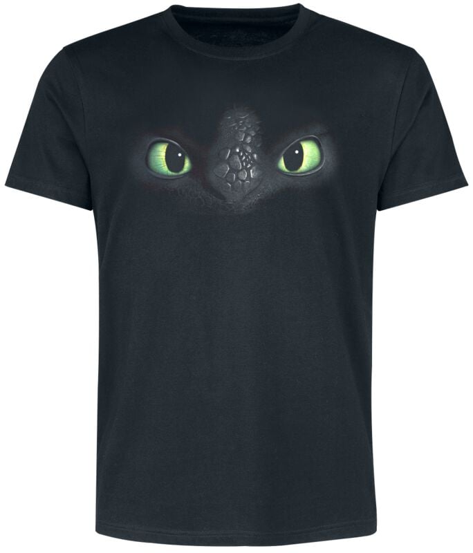 T-Shirt Manches courtes  de Dragons - Krokmou - S à 3XL - pour Homme - noir - Dragons