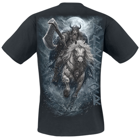 T-Shirt Manches courtes  de Spiral - Viking Rampage - S à 4XL - pour Homme - noir - Spiral - View 2