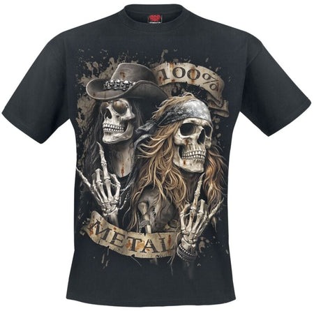 T-Shirt Manches courtes  de Spiral - Pure Metal - S à 4XL - pour Homme - noir - Spiral