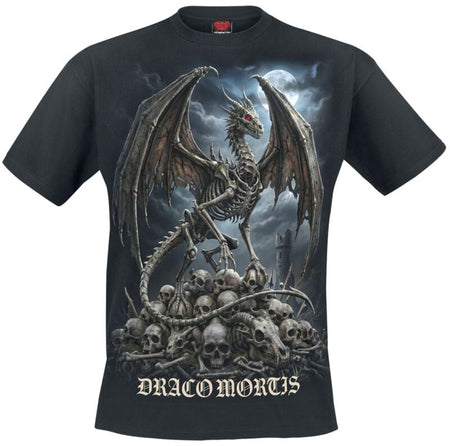 T-Shirt Manches courtes  de Spiral - Draco Mortis - S à 4XL - pour Homme - noir - Spiral