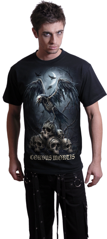 T-Shirt Manches courtes  de Spiral - Corvus Mortis - S à 4XL - pour Homme - noir - Spiral - View 2