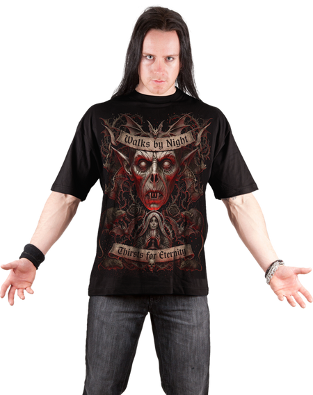 T-Shirt Manches courtes  de Spiral - Walks By Night - S à 4XL - pour Homme - noir - Spiral - View 2