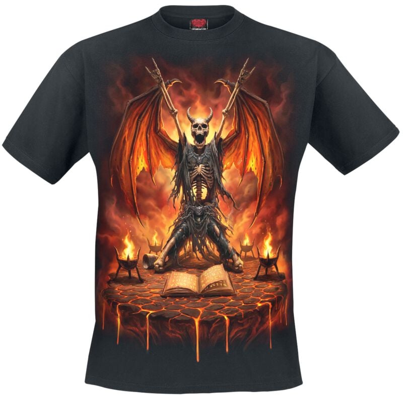 T-Shirt Manches courtes  de Spiral - Skeleton Worship - S à 4XL - pour Homme - noir - Spiral