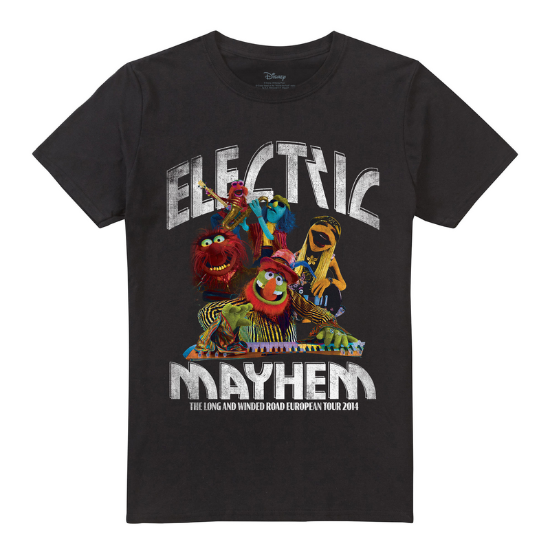T-Shirt Manches courtes Disney de Les Muppets - Electric Mayhem - M à 5XL - pour Homme - noir - Les Muppets - View 2