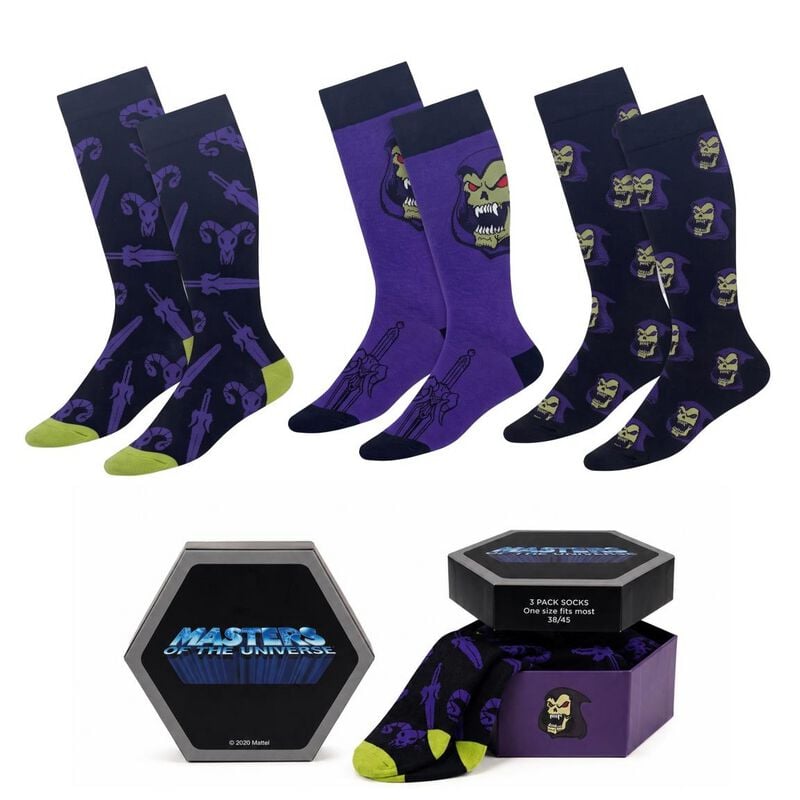 Chaussettes  de Masters Of The Universe - Skeletor (Lot de 3) - one size - pour Unisexe - multicolore - Masters Of The Universe