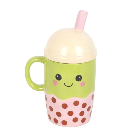 Mug Fun de Fun & Lifestyle - Kawaii Bubble Tea - pour Indifférent - multicolore - Fun & Lifestyle