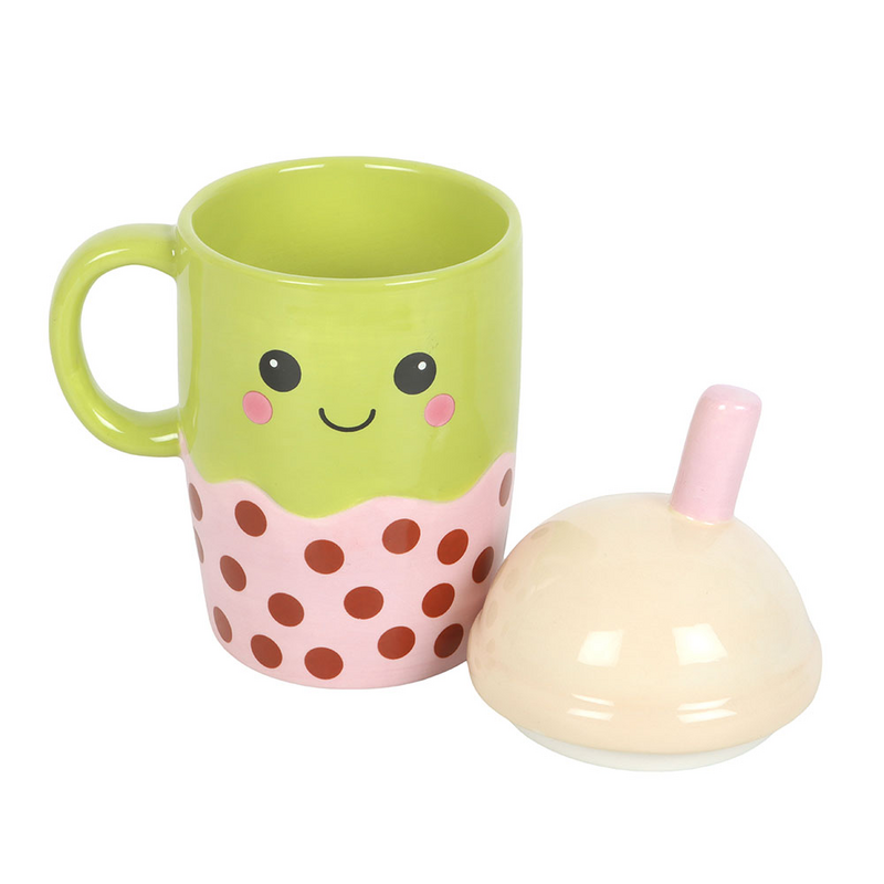 Mug Fun de Fun & Lifestyle - Kawaii Bubble Tea - pour Indifférent - multicolore - Fun & Lifestyle - View 2