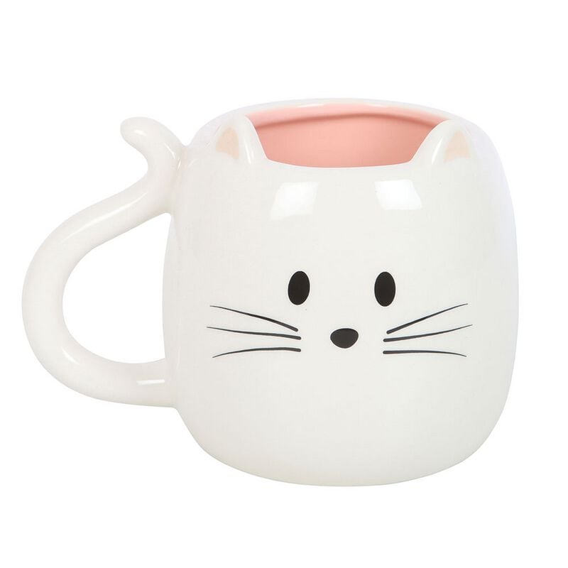 Mug Fun de Tierisch - White Cat - pour Indifférent - blanc - Tierisch
