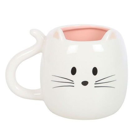 Mug Fun de Tierisch - White Cat - pour Indifférent - blanc - Tierisch
