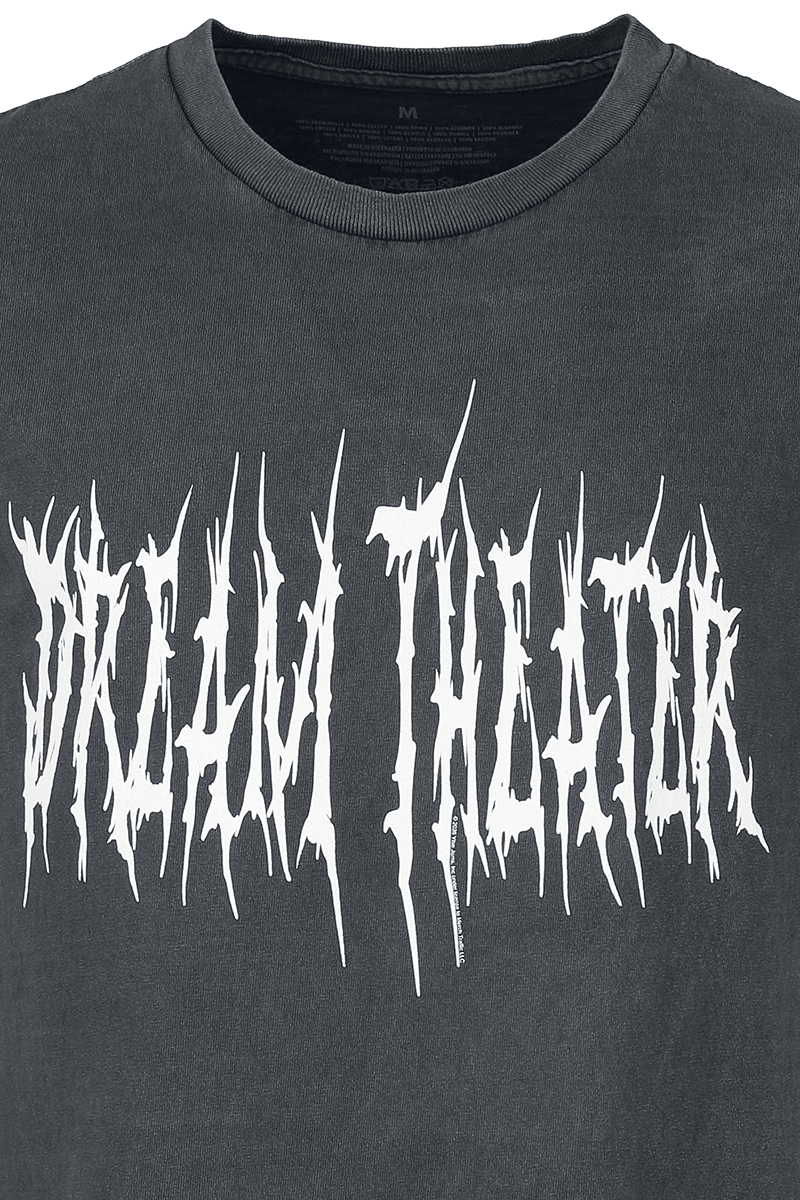 T-Shirt Manches courtes  de Dream Theater - Gothic Logo - S à XXL - pour Homme - noir - Dream Theater - View 2