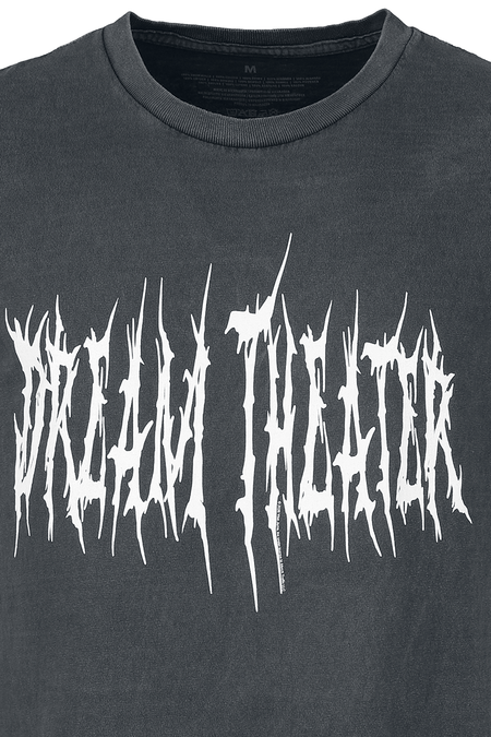 T-Shirt Manches courtes  de Dream Theater - Gothic Logo - S à XXL - pour Homme - noir - Dream Theater - View 2