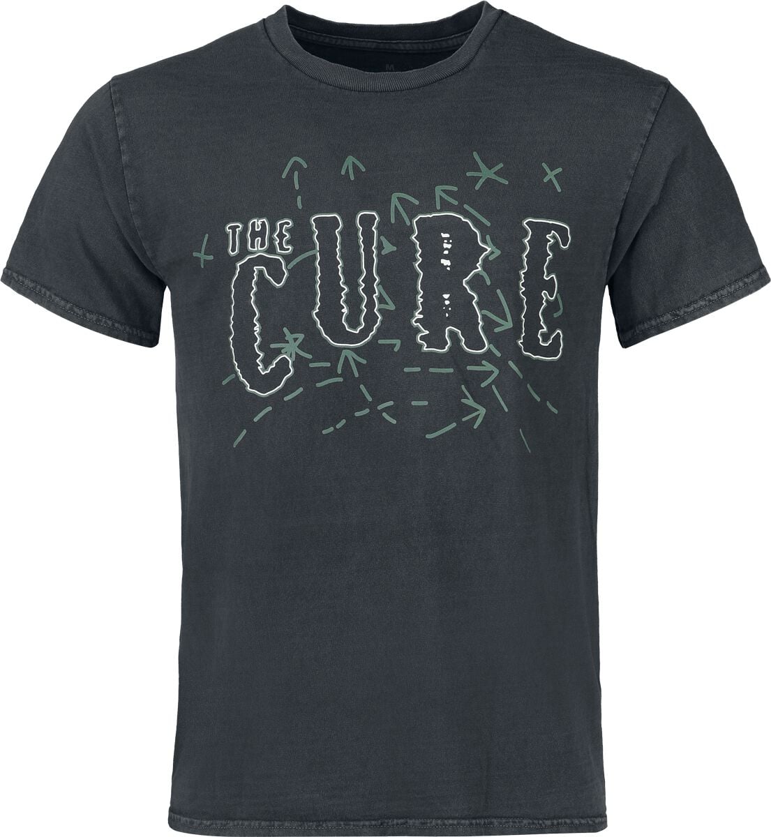 T-Shirt Manches courtes  de The Cure - Text Logo - S à XXL - pour Homme - noir - The Cure