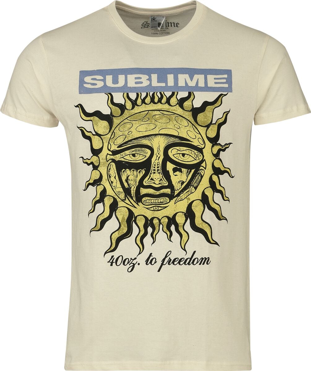 T-Shirt Manches courtes  de Sublime - Opie Ortiz Logo - S à 3XL - pour Homme - naturel - Sublime