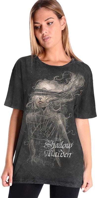 T-Shirt Oversize  de Outer Vision - The Shadow Maiden - Oversize - S à 4XL - pour Femme - gris - Outer Vision