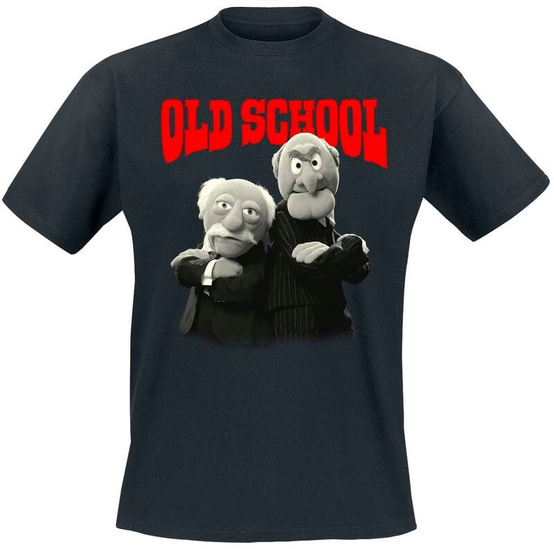 T-Shirt Manches courtes  de Les Muppets - Old School - Heavyweight - S à 5XL - pour Unisexe - noir - Les Muppets