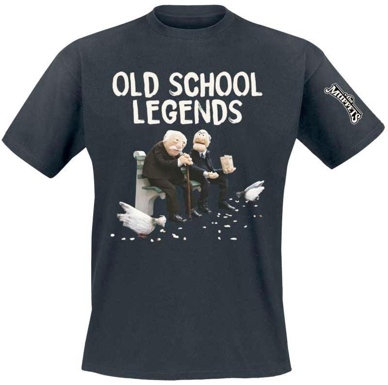 T-Shirt Manches courtes  de Les Muppets - Statler & Waldorf - Old School Legends - S à 5XL - pour Unisexe - noir - Les Muppets