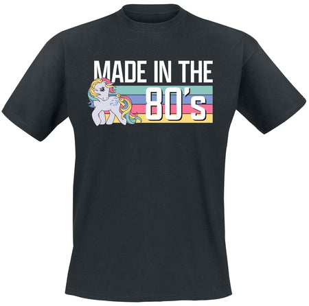 T-Shirt Manches courtes  de My Little Pony - Made in the 80's - Heavyweight - S à 5XL - pour Unisexe - noir - My Little Pony