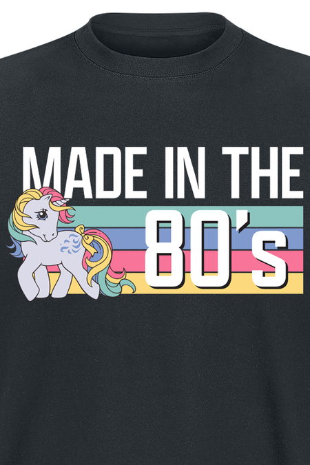 T-Shirt Manches courtes  de My Little Pony - Made in the 80's - Heavyweight - S à 5XL - pour Unisexe - noir - My Little Pony - View 2