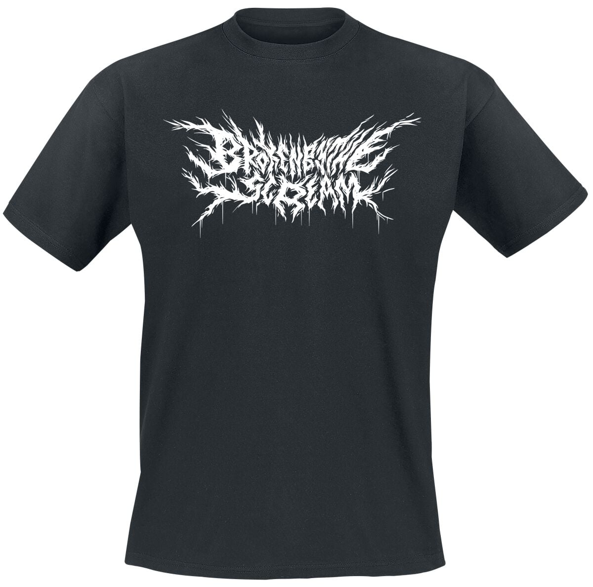 T-Shirt Manches courtes  de Broken By The Scream - Logo - S à 4XL - pour Homme - noir - Broken By The Scream