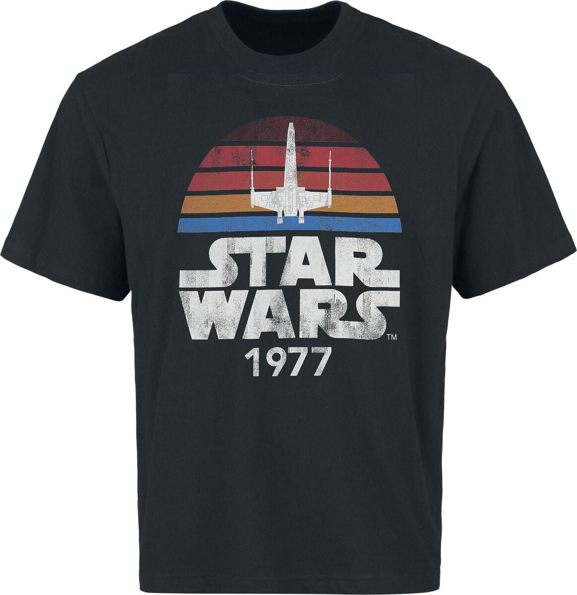 T-Shirt Manches courtes Disney de Star Wars - Since 1977 - Heavyweight - M à XXL - pour Homme - noir - Star Wars
