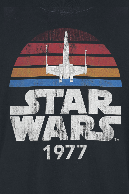 T-Shirt Manches courtes Disney de Star Wars - Since 1977 - Heavyweight - M à XXL - pour Homme - noir - Star Wars - View 2