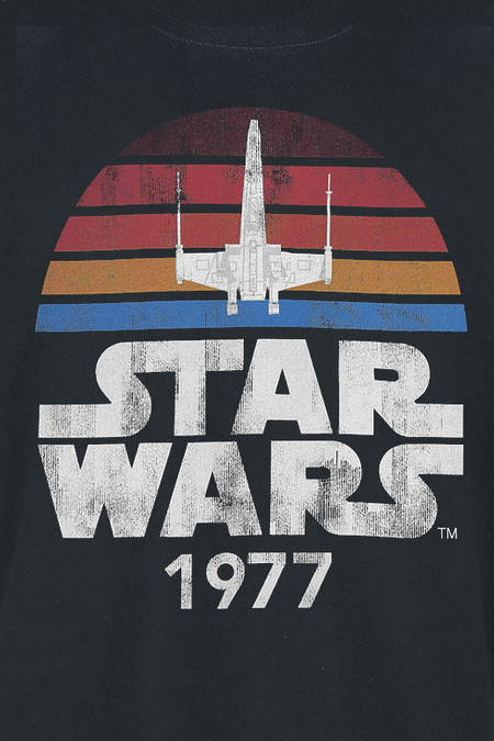 T-Shirt Manches courtes Disney de Star Wars - Since 1977 - Heavyweight - M à XXL - pour Homme - noir - Star Wars - View 2