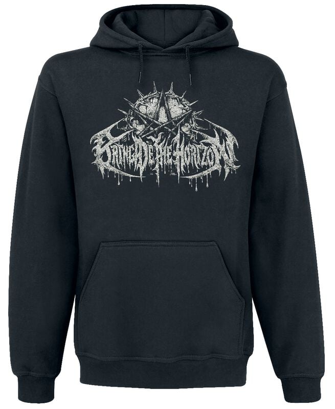 Sweat-shirt à capuche  de Bring Me The Horizon - Concrete Logo - S à 5XL - pour Homme - noir - Bring Me The Horizon
