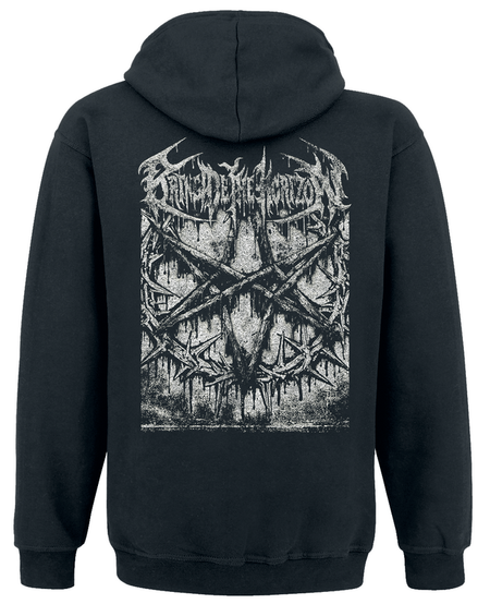 Sweat-shirt à capuche  de Bring Me The Horizon - Concrete Logo - S à 5XL - pour Homme - noir - Bring Me The Horizon - View 2