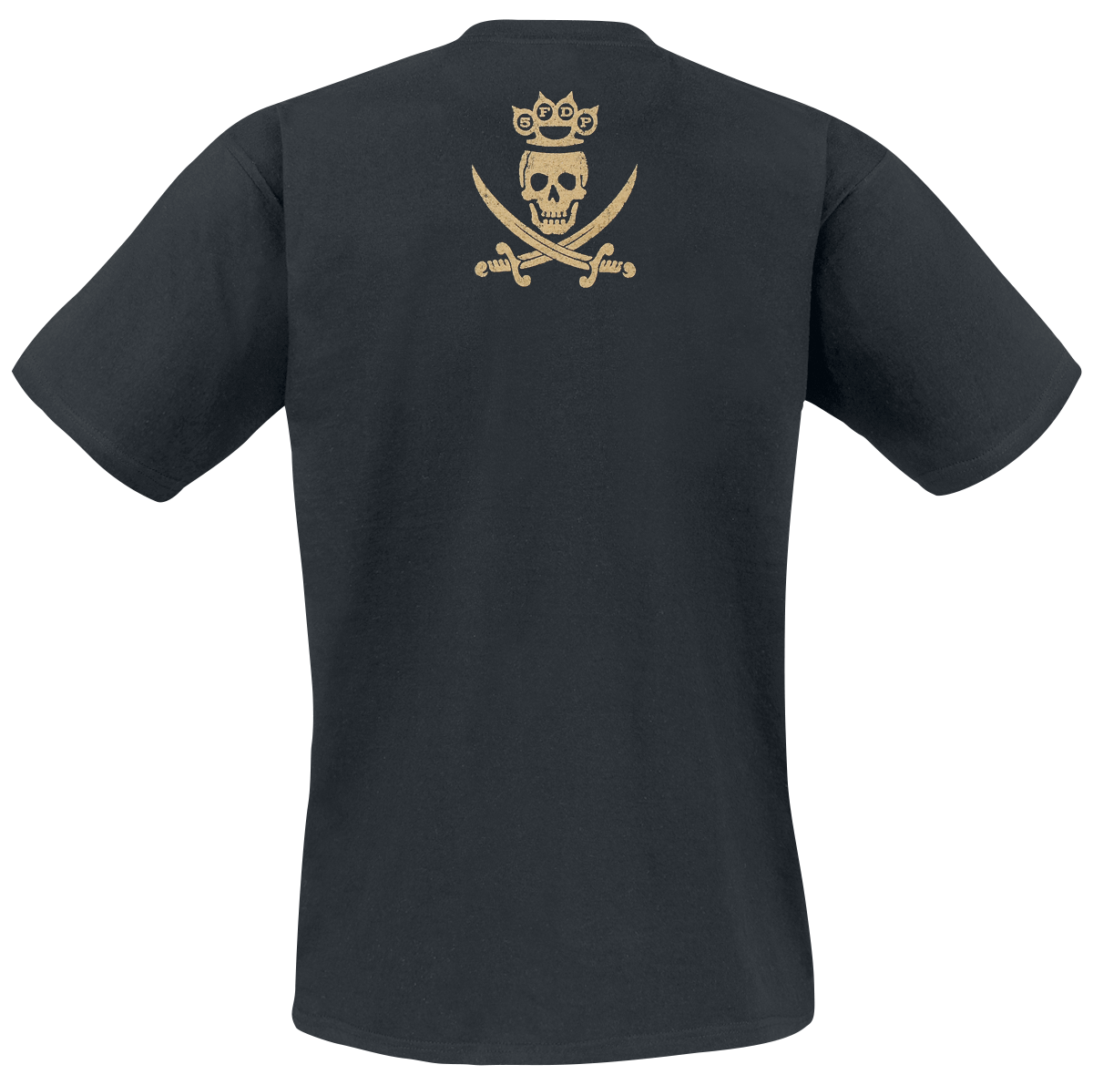 T-Shirt Manches courtes  de Five Finger Death Punch - Jollyroger - S à 5XL - pour Homme - noir - Five Finger Death Punch - View 2