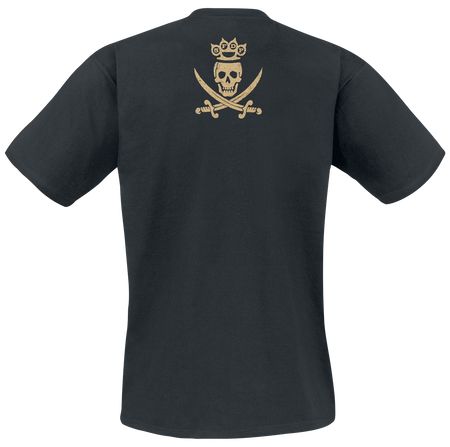 T-Shirt Manches courtes  de Five Finger Death Punch - Jollyroger - S à 5XL - pour Homme - noir - Five Finger Death Punch - View 2