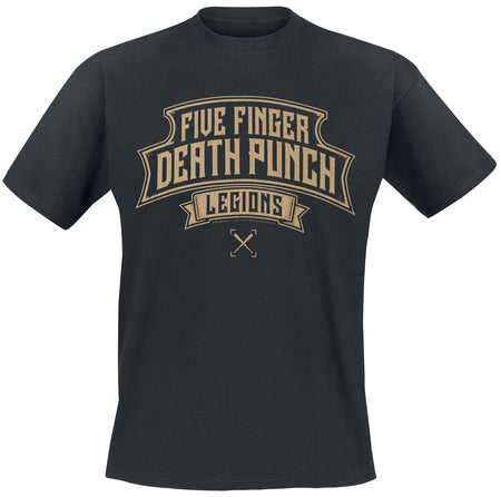 T-Shirt Manches courtes  de Five Finger Death Punch - Knuckles Legions - S à 5XL - pour Homme - noir - Five Finger Death Punch