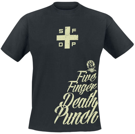 T-Shirt Manches courtes  de Five Finger Death Punch - Good Knight - S à 5XL - pour Homme - noir - Five Finger Death Punch