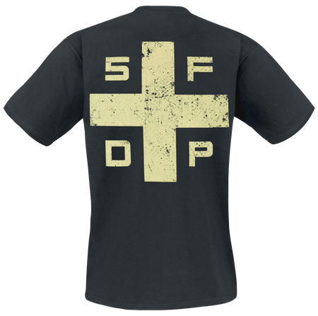 T-Shirt Manches courtes  de Five Finger Death Punch - Protector - S à 5XL - pour Homme - noir - Five Finger Death Punch - View 2
