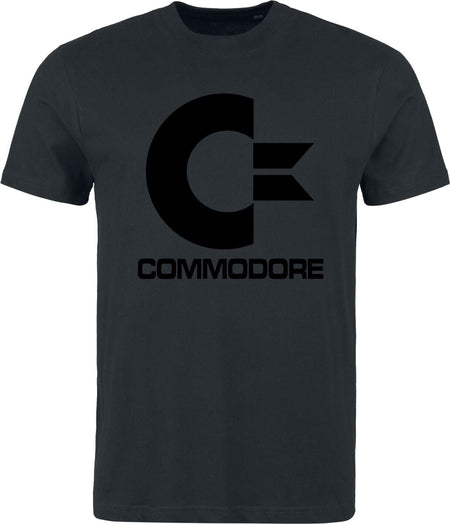 T-Shirt Manches courtes Gaming de Commodore 64 - Commodore Black Logo - Heavyweight - M à XXL - pour Homme - noir - Commodore 64