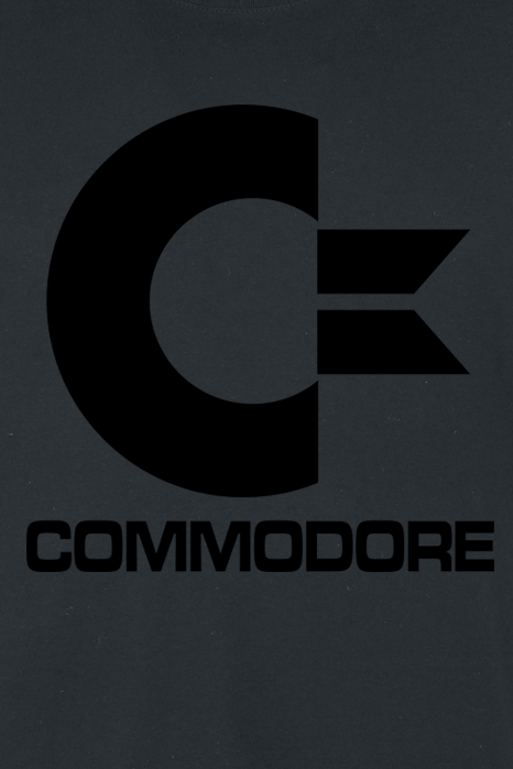 T-Shirt Manches courtes Gaming de Commodore 64 - Commodore Black Logo - Heavyweight - M à XXL - pour Homme - noir - Commodore 64 - View 2