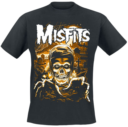 T-Shirt Manches courtes  de Misfits - Fiend Graveyard - S à XXL - pour Homme - noir - Misfits