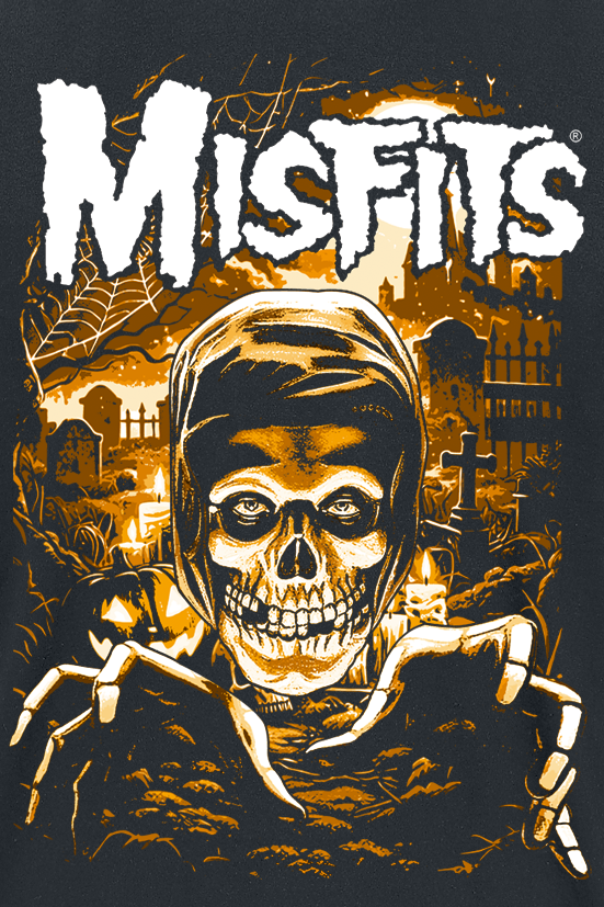 T-Shirt Manches courtes  de Misfits - Fiend Graveyard - S à XXL - pour Homme - noir - Misfits - View 2