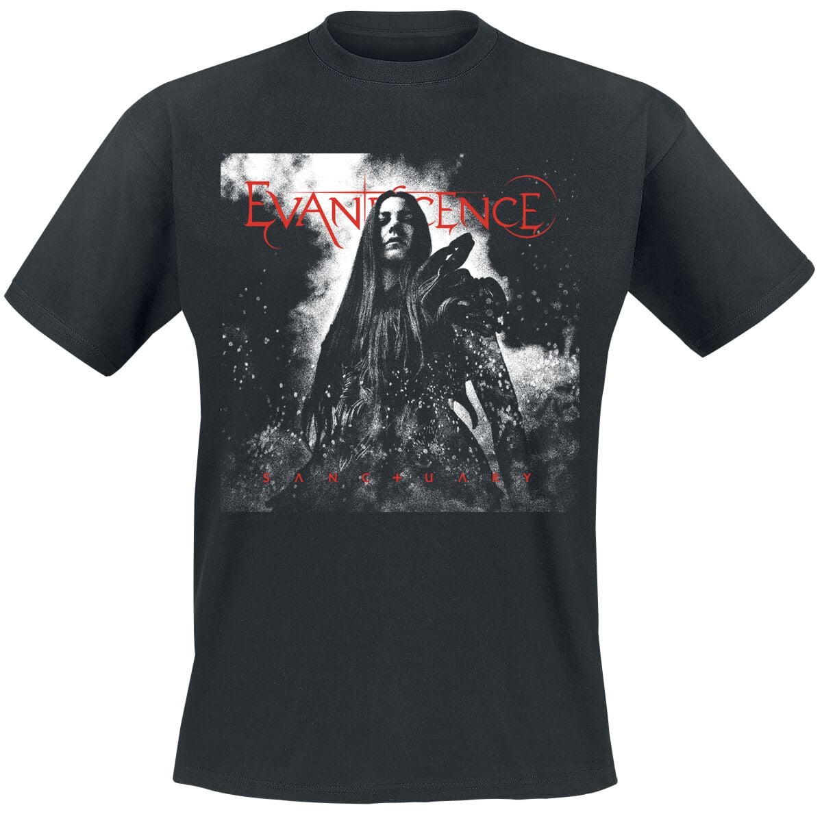 T-Shirt Manches courtes  de Evanescence - Sanctuary Cover Threshold - S à 4XL - pour Homme - noir - Evanescence