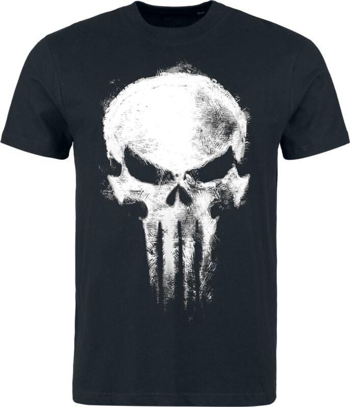 T-Shirt Manches courtes Disney de The Punisher - Punisher Skull - Heavyweight - M à XXL - pour Homme - noir - The Punisher