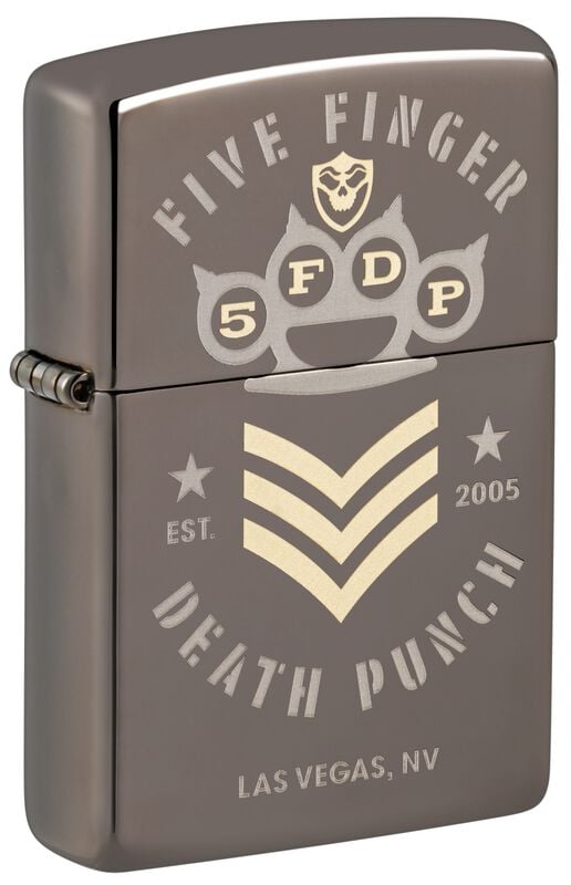 Briquet  de Five Finger Death Punch - Zippo - Black Ice - pour Indifférent - standard - Five Finger Death Punch