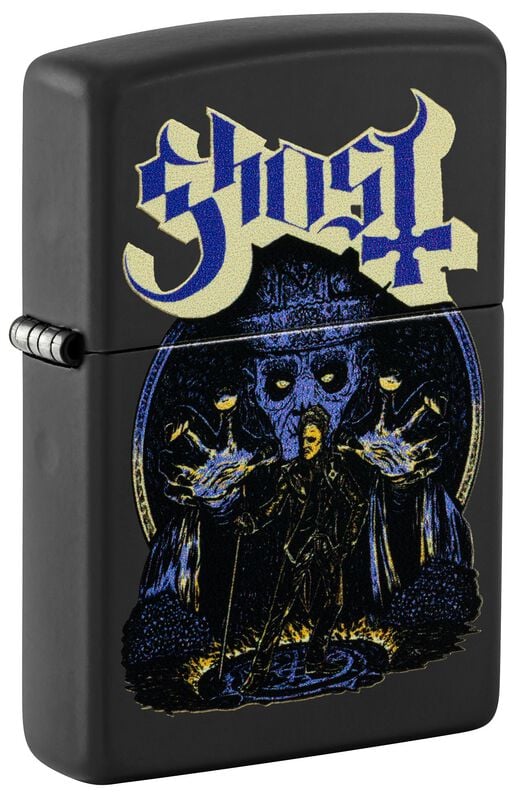 Briquet  de Ghost - Zippo - Black Matte - pour Indifférent - standard - Ghost