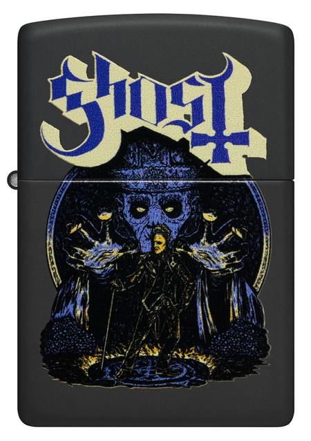 Briquet  de Ghost - Zippo - Black Matte - pour Indifférent - standard - Ghost - View 2