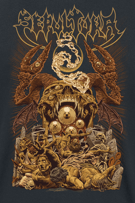 T-Shirt Manches courtes  de Sepultura - Arisen - S à 5XL - pour Homme - noir - Sepultura - View 2