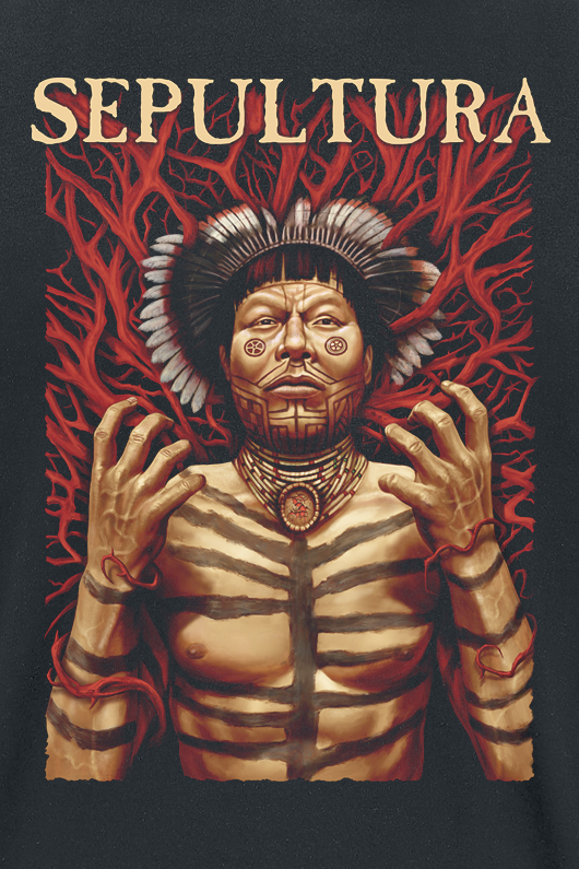 T-Shirt Manches courtes  de Sepultura - Roots - S à 5XL - pour Homme - noir - Sepultura - View 2