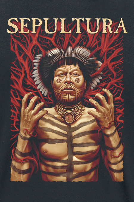 T-Shirt Manches courtes  de Sepultura - Roots - S à 5XL - pour Homme - noir - Sepultura - View 2