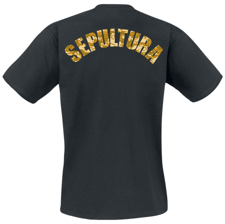 T-Shirt Manches courtes  de Sepultura - Sepultura Camo - S à 5XL - pour Homme - noir - Sepultura - View 2
