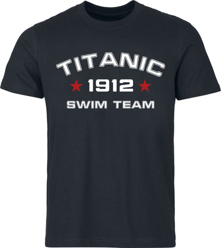 T-Shirt Manches courtes Fun de Titanic - Titanic Swim Team - S à 5XL - pour Homme - noir - Titanic