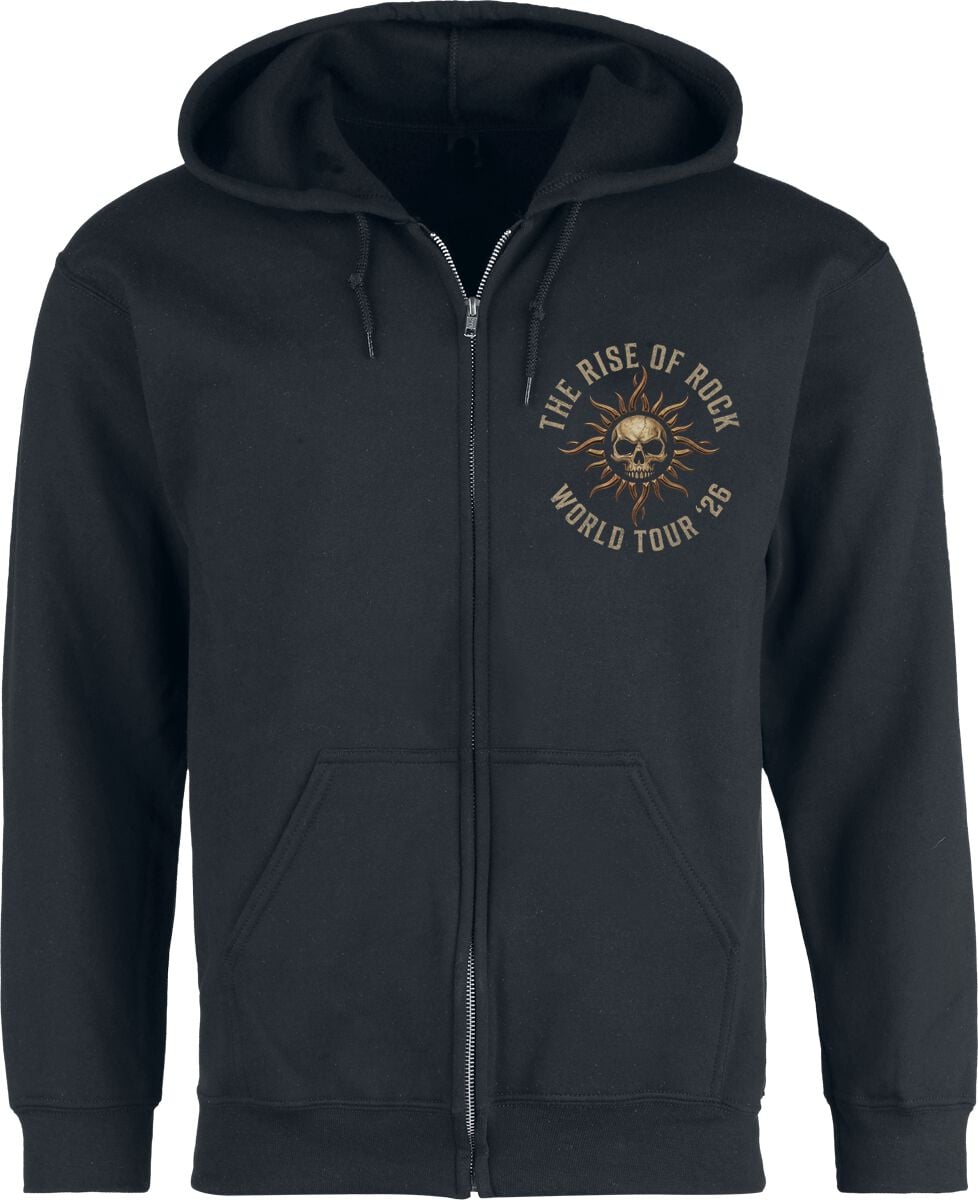 Sweat-shirt zippé à capuche  de Godsmack - Proud And Loud - M à XXL - pour Homme - noir - Godsmack