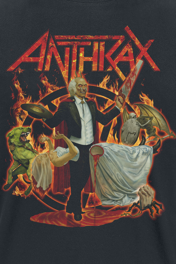 T-Shirt Manches courtes  de Anthrax - Fiery Magician - S à 5XL - pour Homme - noir - Anthrax - View 2